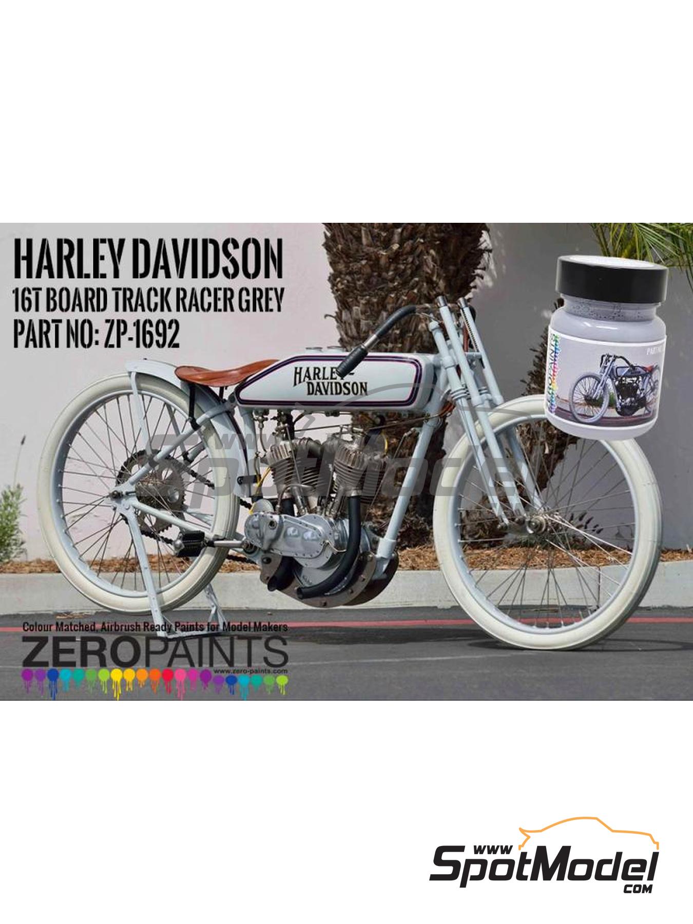 ショーティタイプ　ポリヘル　ホワイト×グリーン　エイジング塗装　オーダー塗装 Zero Paints ZP-1692: Paint for airbrush Harley Davidson 16T Board